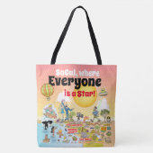 Aangepaste SoCal-Canvas tas (Voorkant)