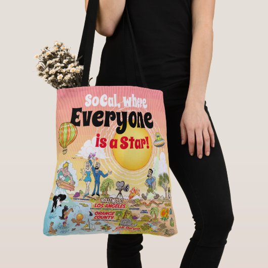 Aangepaste SoCal-Canvas tas (Dichtbij)