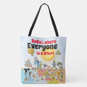 Aangepaste SoCal-Canvas tas (Achterkant)