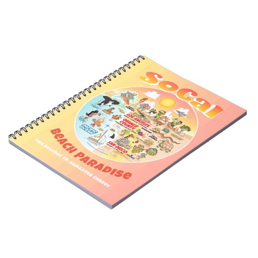 Aangepaste SoCal Notitieboek (Linkerzijde)