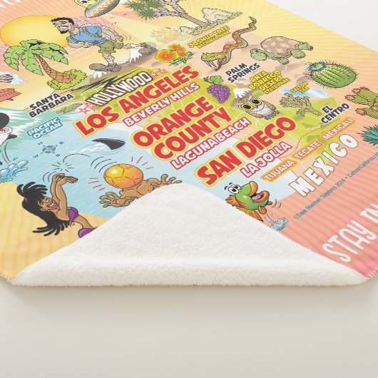 Aangepaste SoCal Paradise Sherpa Deken (3/4)