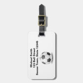 Aangepaste SOCCER Bagagelabel (Voorkant verticaal)