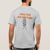 Aangepaste 'Soccer Big Brother T-shirt (Achterkant)