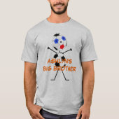 Aangepaste 'Soccer Big Brother T-shirt (Voorkant)