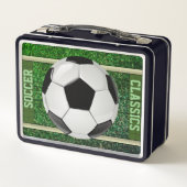 Aangepaste Soccer Classics Metal Lunchbox (Achterkant)