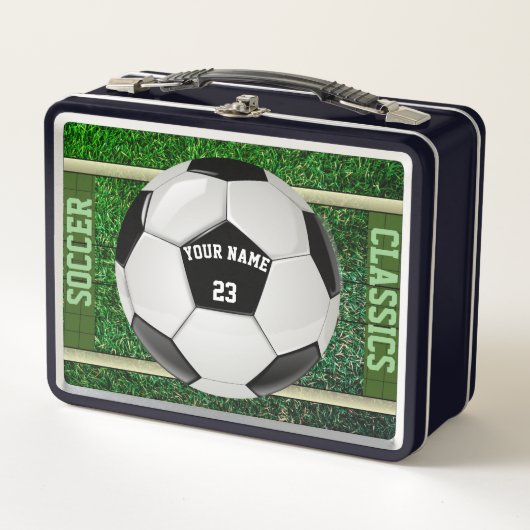 Aangepaste Soccer Classics Metal Lunchbox (Voorkant)