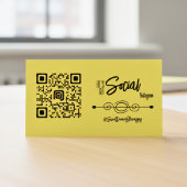 Aangepaste Social Media QR Code Self-Inking Stamp Zelfinktende Stempel