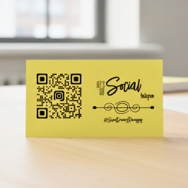 Aangepaste Social Media QR Code Self-Inking Stamp Zelfinktende Stempel