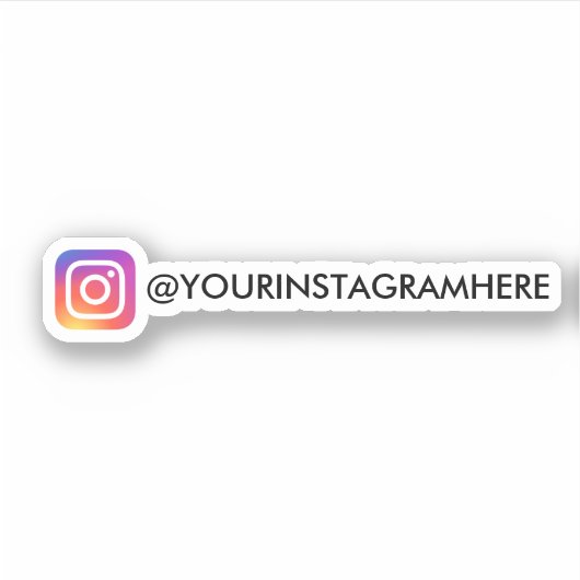 Aangepaste sociale installatiemedia sticker (Voorkant)