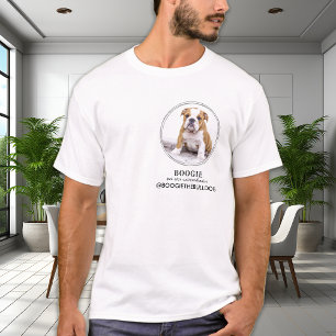 Aangepaste sociale media instagram Pet Influencer T-shirt