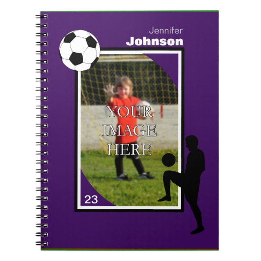 Aangepaste socket/Football-laptop Notitieboek (Voorkant)