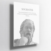 Aangepaste Socrates inspirerend offerte Poster