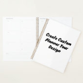 Aangepaste Soft Hoesje Planner met gouden spiraalb (Display)