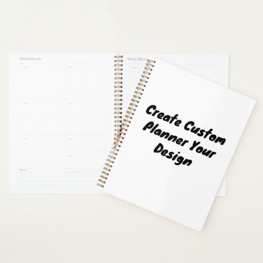 Aangepaste Soft Hoesje Planner met gouden spiraalb (Display)