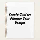 Aangepaste Soft Hoesje Planner met gouden spiraalb (Voorkant)