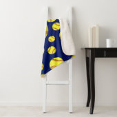 Aangepaste Softball Blanket Alle kleuren, Softball Sherpa Deken (In situ)