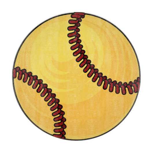 Aangepaste Softball Cartoon Snijplank (Voorkant)
