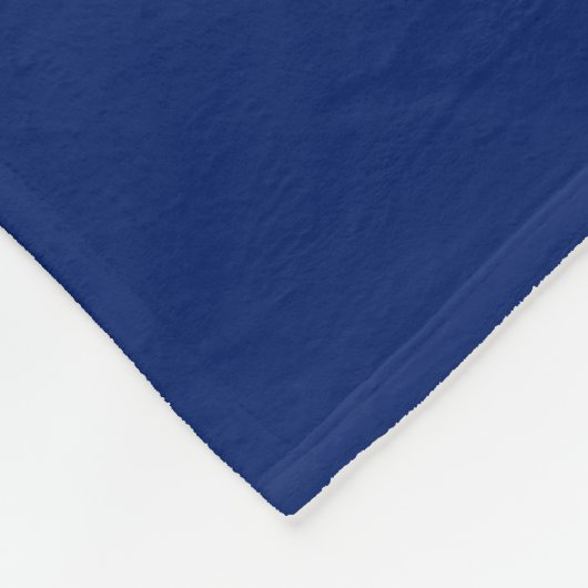 Aangepaste Softball Fleece Blankets, Navy Blue (Hoek)