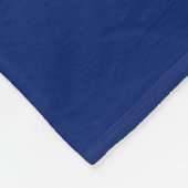 Aangepaste Softball Fleece Blankets, Navy Blue Deken (Hoek)