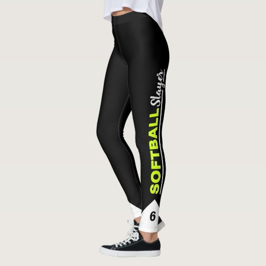 Aangepaste Softball-laag Leggings (Links)