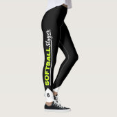 Aangepaste Softball-laag Leggings (Rechts)