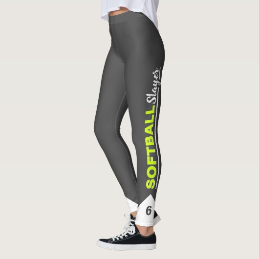 Aangepaste Softball-laag Leggings (Links)