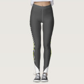 Aangepaste Softball-laag Leggings (Voorkant)