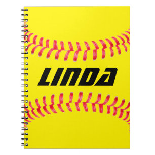 Aangepaste Softball-laptop Notitieboek