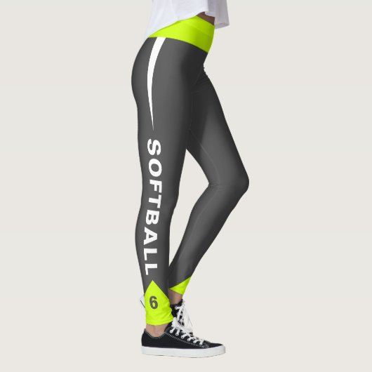 Aangepaste softball leggings (Rechts)