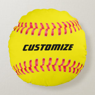 Aangepaste Softball Pillow Rond Kussen