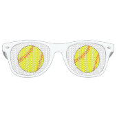 Aangepaste softball retro zonnebril (Voorkant)