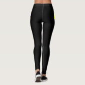 Aangepaste Softball-teamnaam & Player-nummerpoorte Leggings (Achterkant)