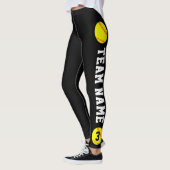 Aangepaste Softball-teamnaam & Player-nummerpoorte Leggings (Links)