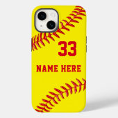 Aangepaste, Softball-telefoons, ouder aan Nieuw Case-Mate iPhone Case (Achterkant)