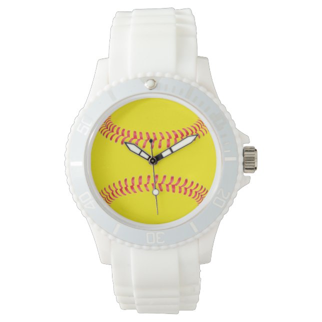 Aangepaste Softball Watch Horloge (Voorkant)