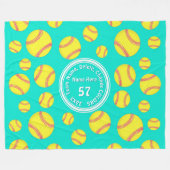 Aangepaste softwarebalkbaldepannen in elke KLEUR Fleece Deken (Voorkant (Horizontaal))