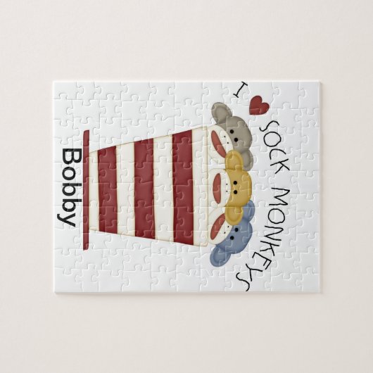 Aangepaste sokaap monkey Puzzle/Speelgoed Legpuzzel (Horizontaal)