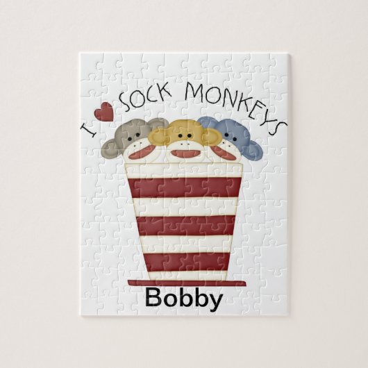 Aangepaste sokaap monkey Puzzle/Speelgoed Legpuzzel (Verticaal)