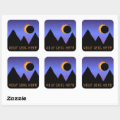 Aangepaste Solar Eclipse 2017 Stickers (Vel)