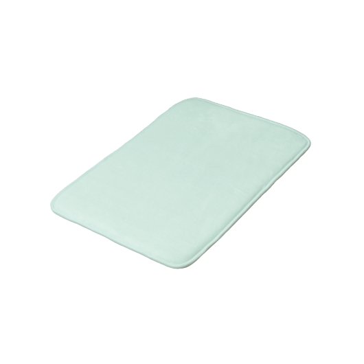 Aangepaste Solid Light Mint Groene Kleur Geheugens Badmat (Gekanteld)