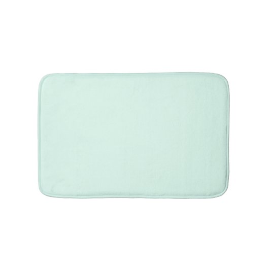 Aangepaste Solid Light Mint Groene Kleur Geheugens Badmat (Voorkant)