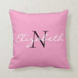 Aangepaste Solid Pink.Cartoon Cupcake Collectie Kussen