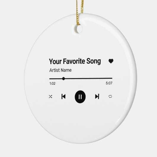 Aangepaste Song Favorite Song One Photo Coffee Mok Keramisch Ornament (Links)