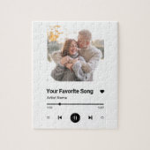 Aangepaste Song Favorite Song One Photo Coffee Mok Legpuzzel (Verticaal)