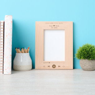 Aangepaste Song foto lijst liefhebbers met gravure Gegraveerde Lijstjes