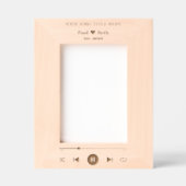 Aangepaste Song foto lijst liefhebbers met gravure Gegraveerde Lijstjes (Voorkant)