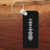 Aangepaste Song-Sleutelhanger voor afspeellijst QR Sleutelhanger (Voorkant)