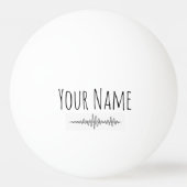 Aangepaste SoundWave Design Gift Pingpongbal (Voorkant)