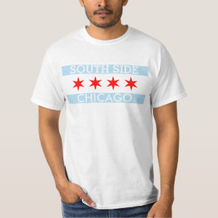 Aangepaste Southside Chicago vlag T-shirt