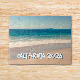 Aangepaste Souvenir Foto Oceaan Blauwe Schilderach Legpuzzel